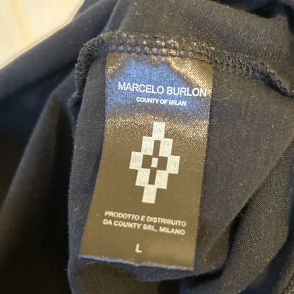Marcelo Burlon County of Milan Graphic Tee Size Large - Picture 5 of 5